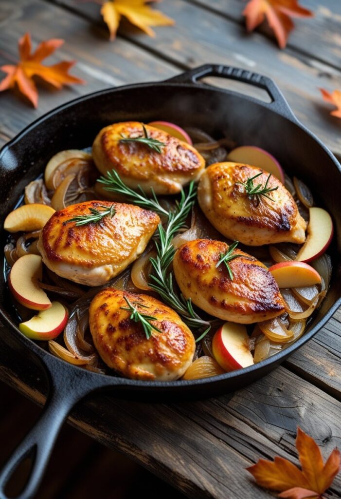 Harvest Chicken and Apple Skillet