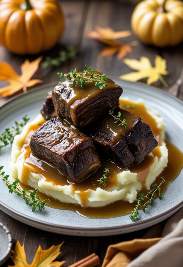 Apple Cider Braised Short Ribs