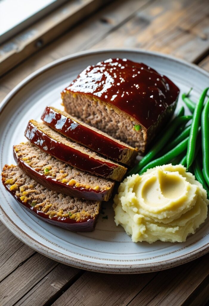 Classic Meatloaf with Brown Sugar Glaze