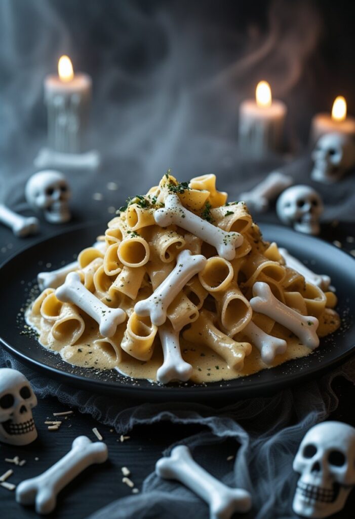 Scary Skeleton Bone Pasta