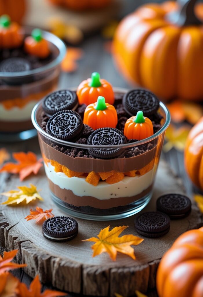Pumpkin Patch Dirt Cups