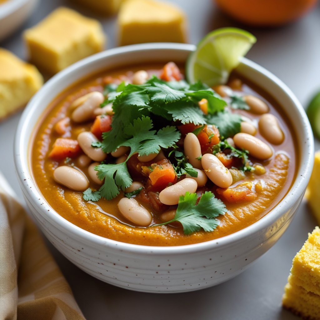 Pumpkin White Bean Chili Recipe