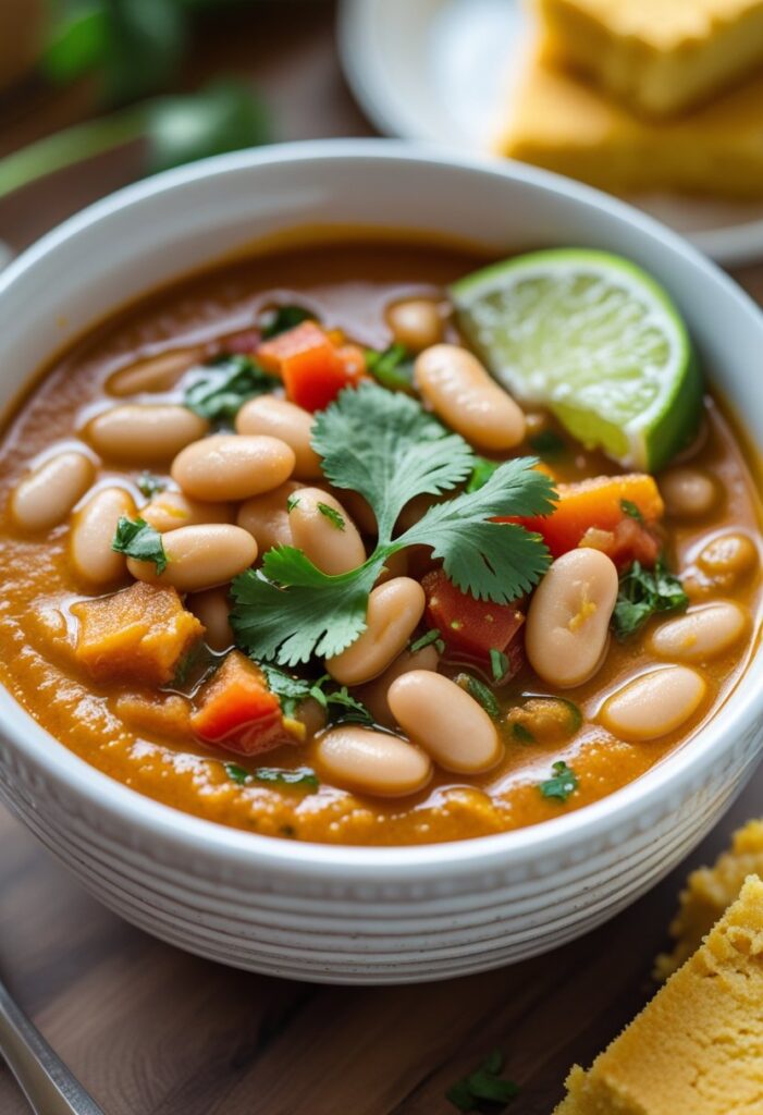 Pumpkin White Bean Chili Recipe