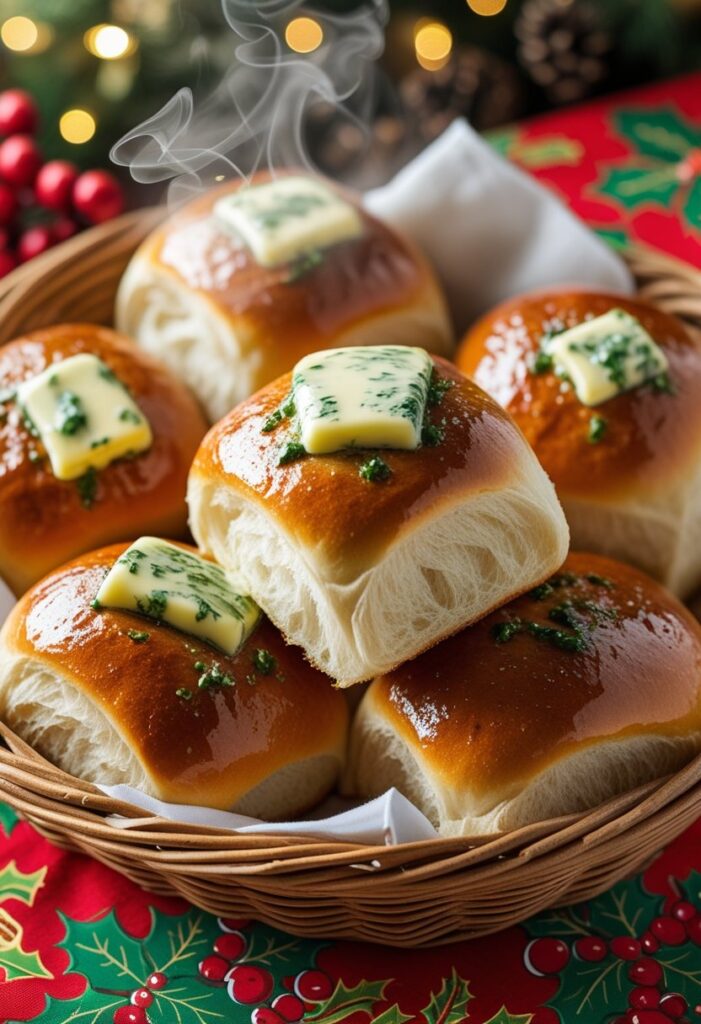 Herb Butter Dinner Rolls