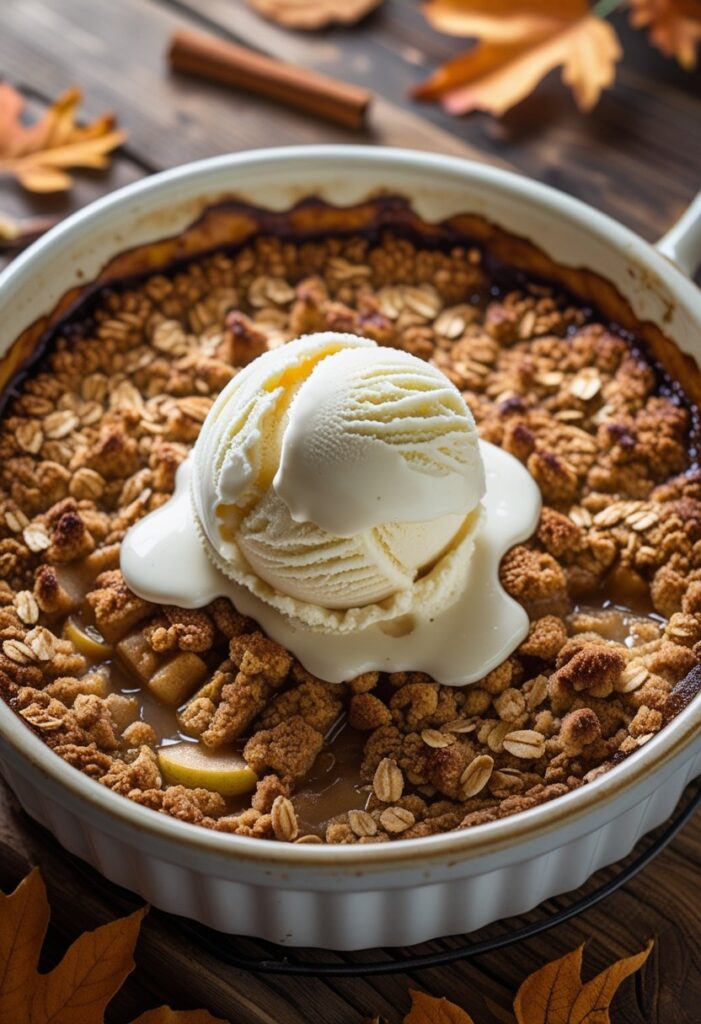 Apple Crisp with Oat Topping