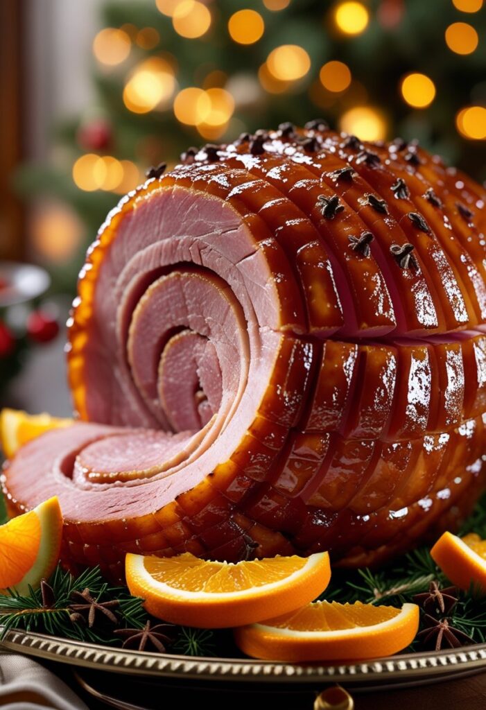 Slow Cooker Honey Glazed Ham