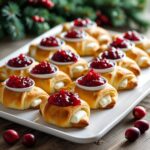 Cranberry Cream Cheese Crescent Bites Recipe