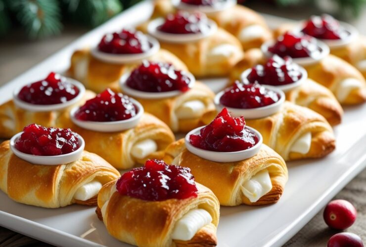 Cranberry Cream Cheese Crescent Bites Recipe