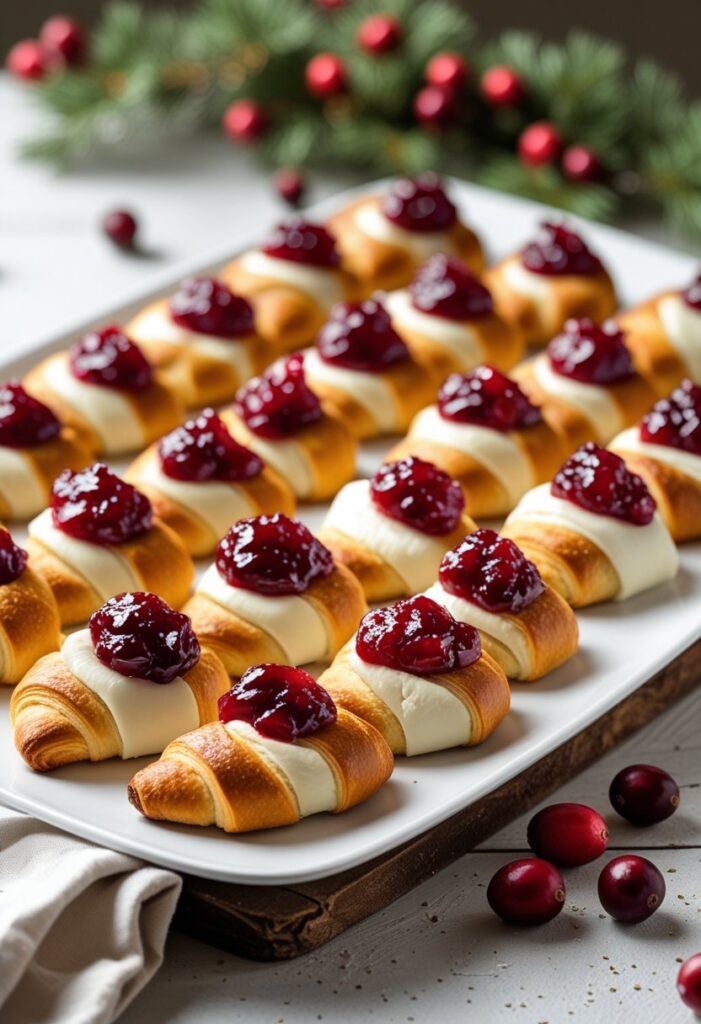 Cranberry Cream Cheese Crescent Bites Recipe