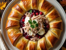 Turkey Cranberry Crescent Ring Recipe