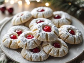 Cherry Snowball Cookies Recipe