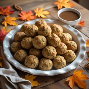 Thanksgiving Stuffing Balls Recipe