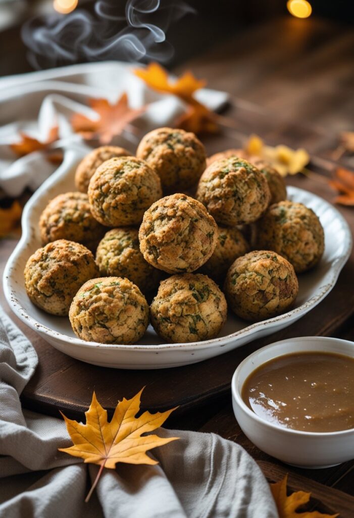 Thanksgiving Stuffing Balls Recipe