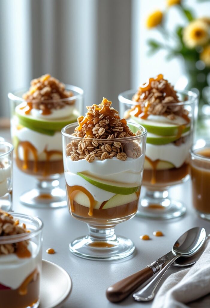 Caramel Apple Parfaits