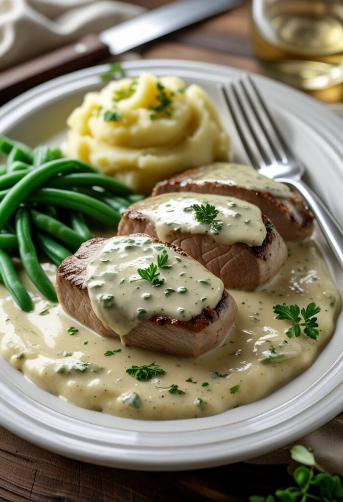 Creamy Pork Tenderloin Recipe