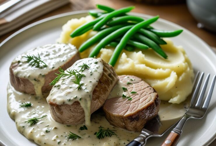 Creamy Pork Tenderloin Recipe