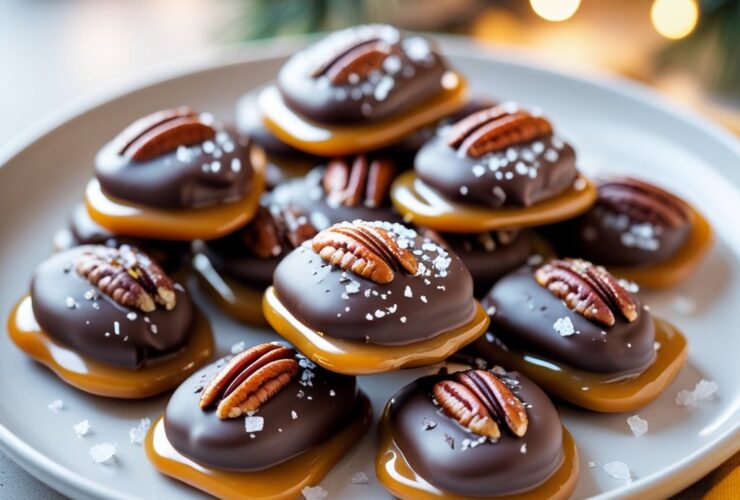 Christmas Pecan Turtles Recipe