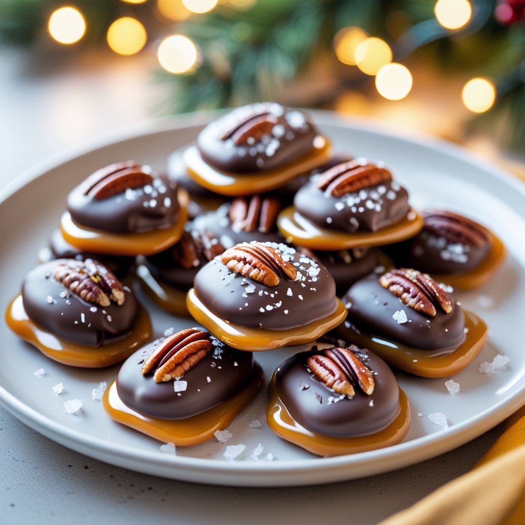 Christmas Pecan Turtles Recipe