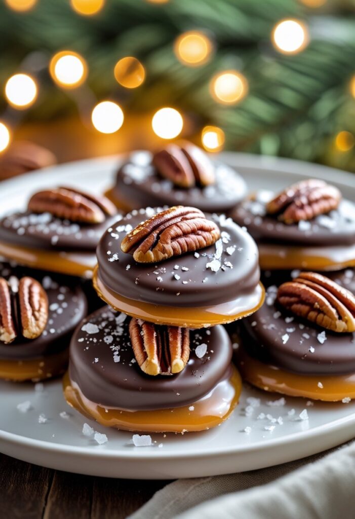 Christmas Pecan Turtles Recipe