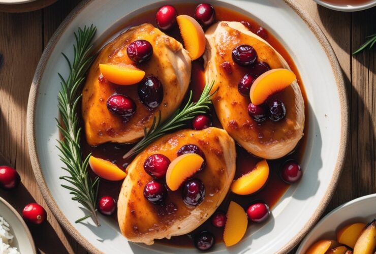 Crockpot Cranberry Apricot Chicken Recipe