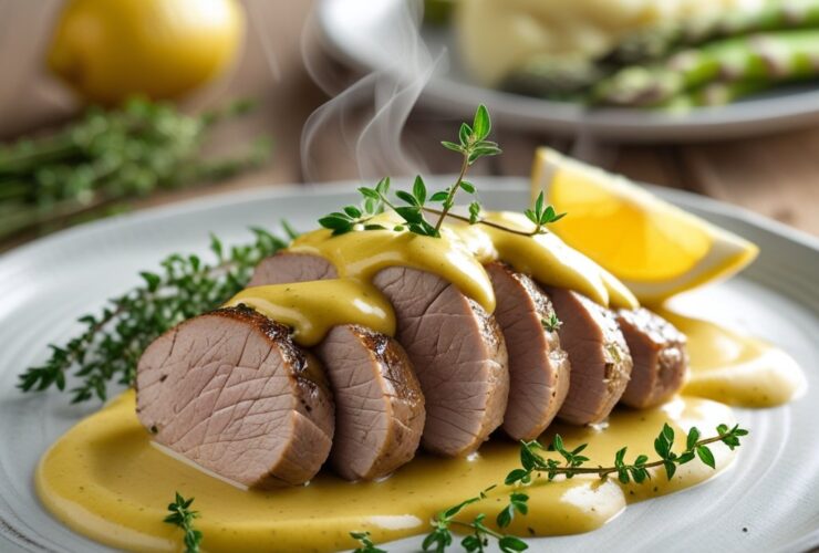 Pork Tenderloin with Dijon Cream Sauce Recipe