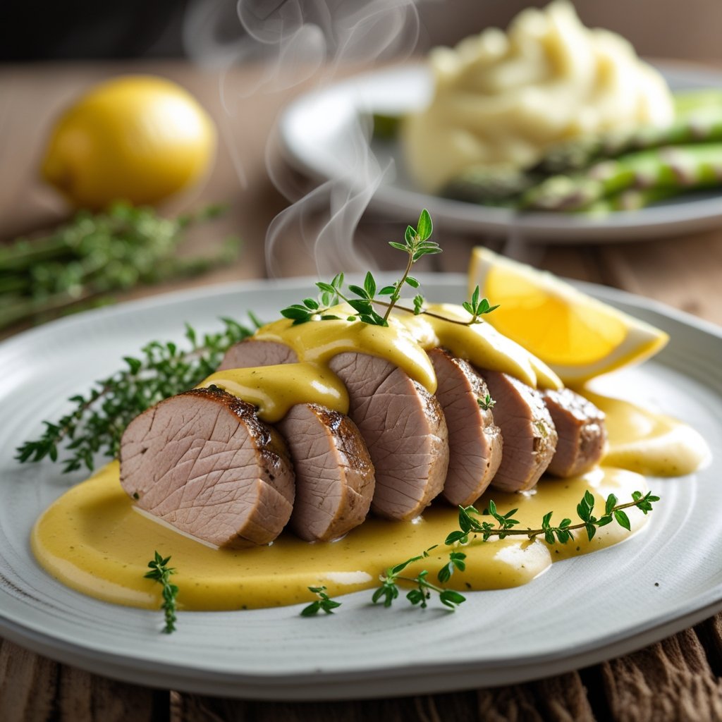 Pork Tenderloin with Dijon Cream Sauce Recipe