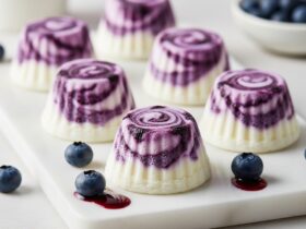 Blueberry Swirl Yogurt Bites Recipe