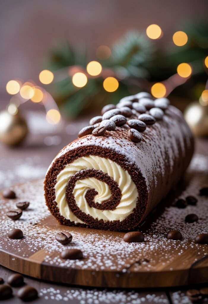 Tasty Tiramisu Yule Log Cake Recipe