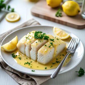 Lemon Butter Baked Cod Recipe