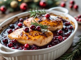 Holiday Cranberry Chicken Bake Recipe