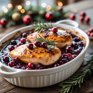 Holiday Cranberry Chicken Bake Recipe