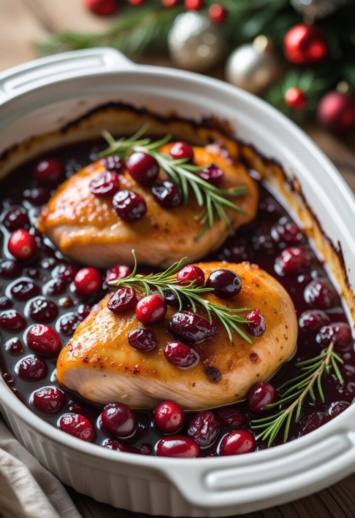 Holiday Cranberry Chicken Bake Recipe