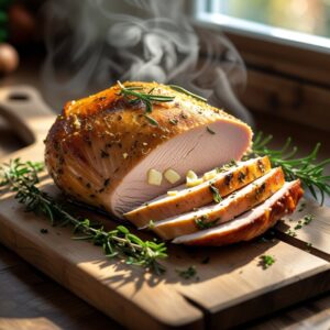 Herb Butter Roasted Turkey Breast Recipe