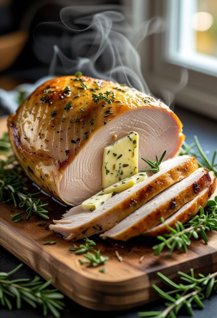 Herb Butter Roasted Turkey Breast Recipe