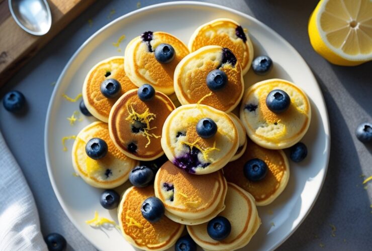 Blueberry Lemon Pancake Bites Recipe