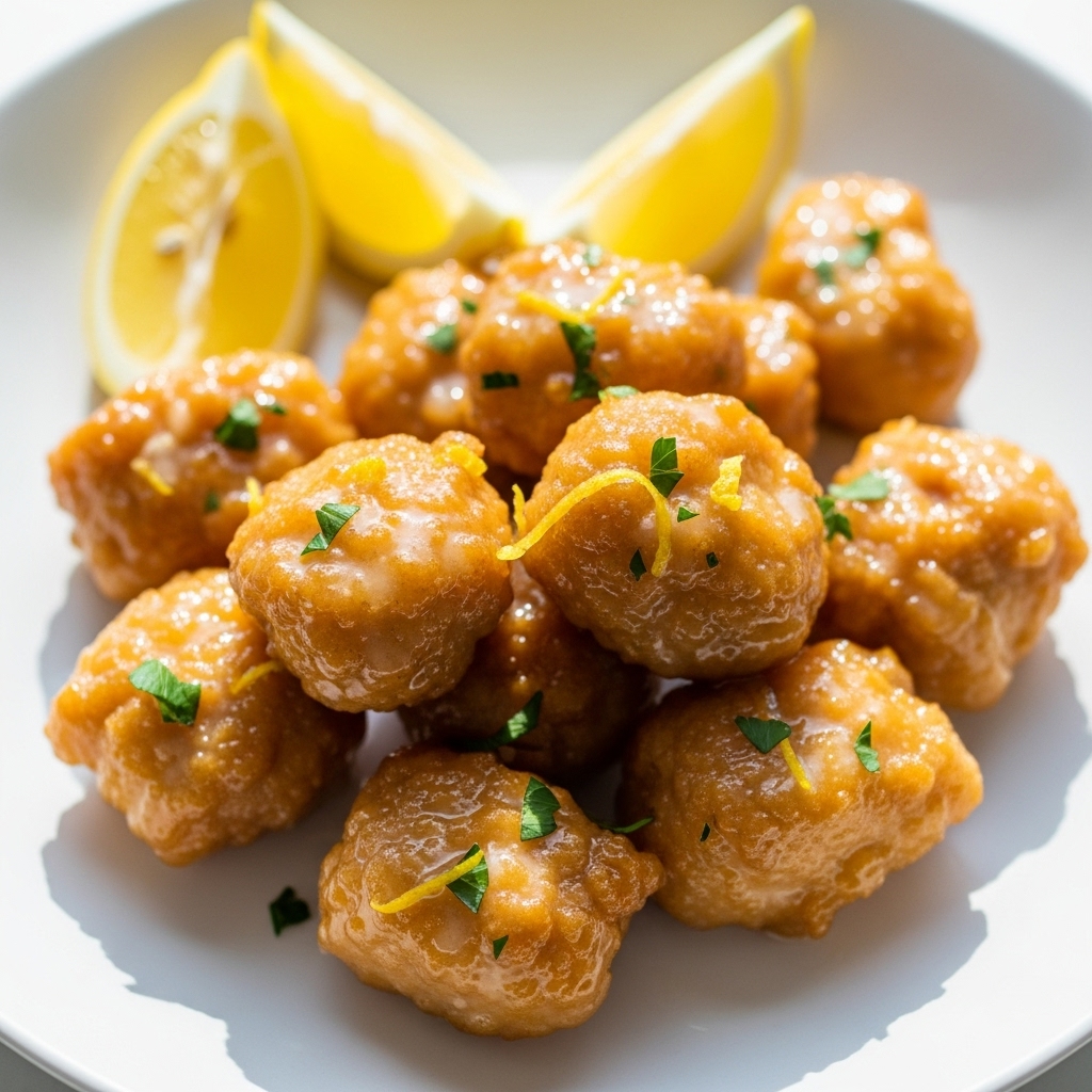 Air Fryer Lemon Chicken Bites Recipe