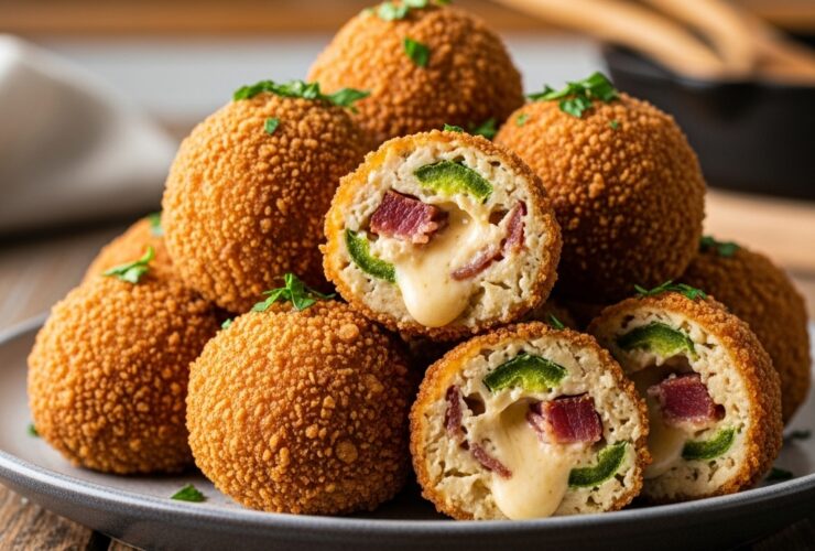 Bacon Jalapeno Popper Cheese Balls Recipe