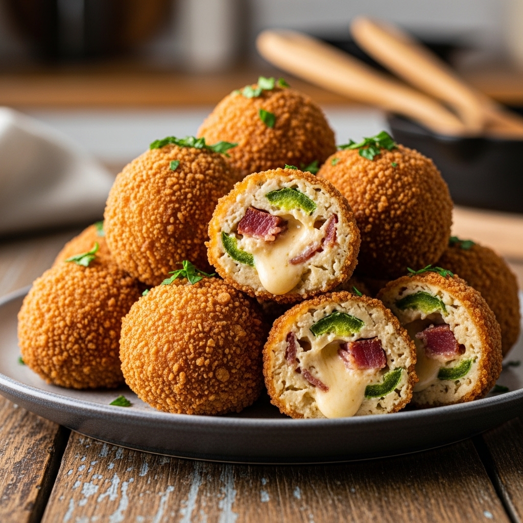 Bacon Jalapeno Popper Cheese Balls Recipe