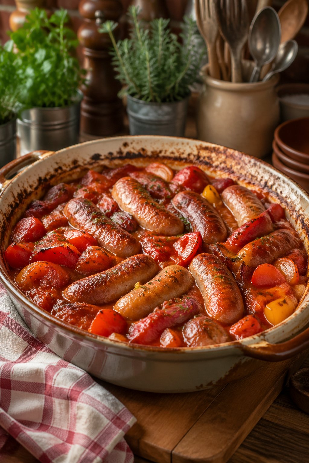 Hairy Bikers’ Sausage Casserole