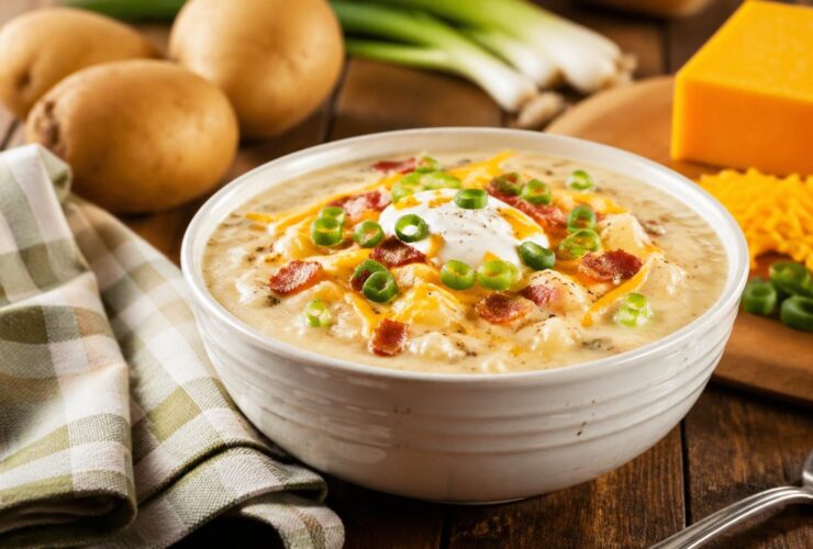 Paula Deen Loaded Baked Potato Soup Recipe