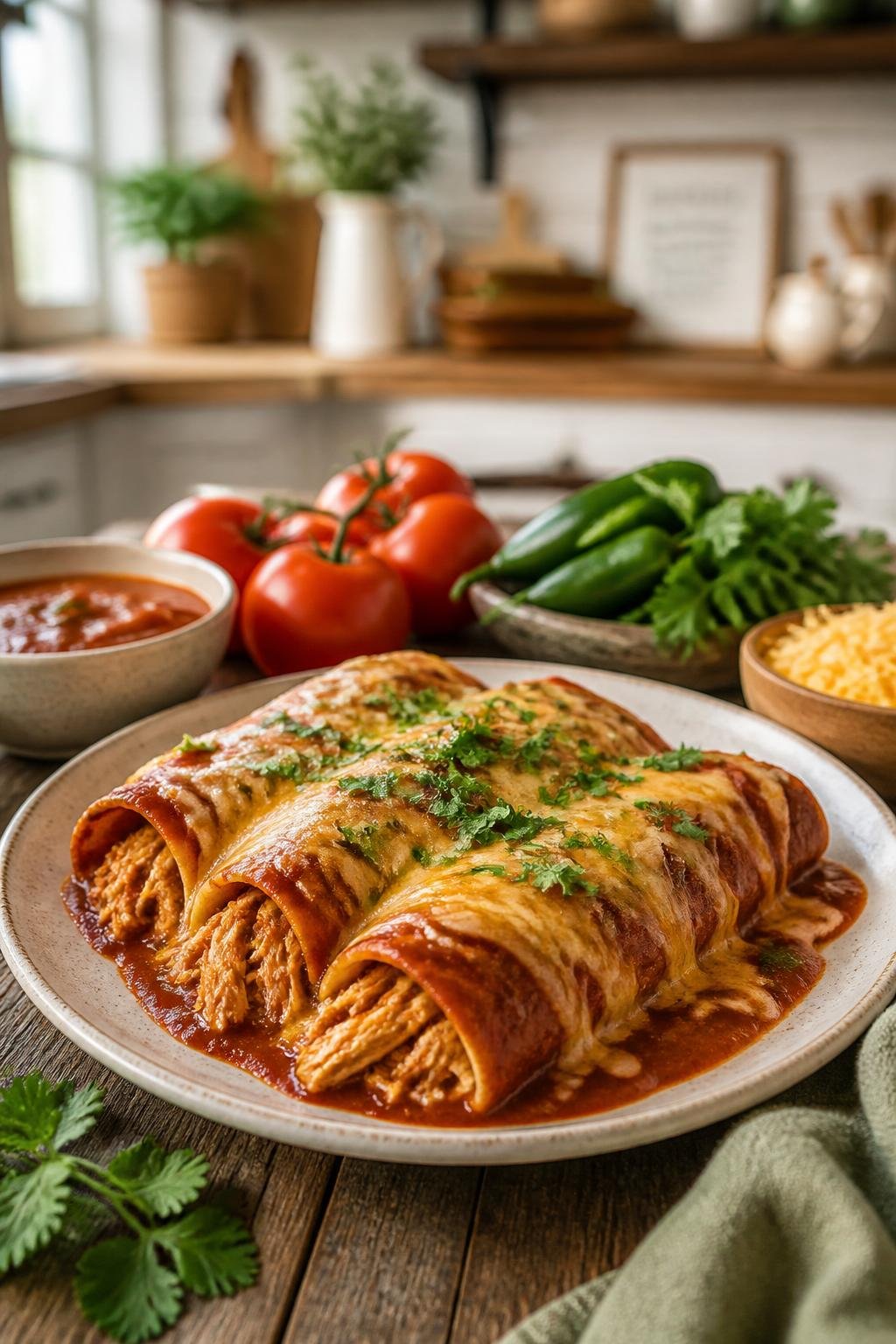 Joanna Gaines Chicken Enchiladas