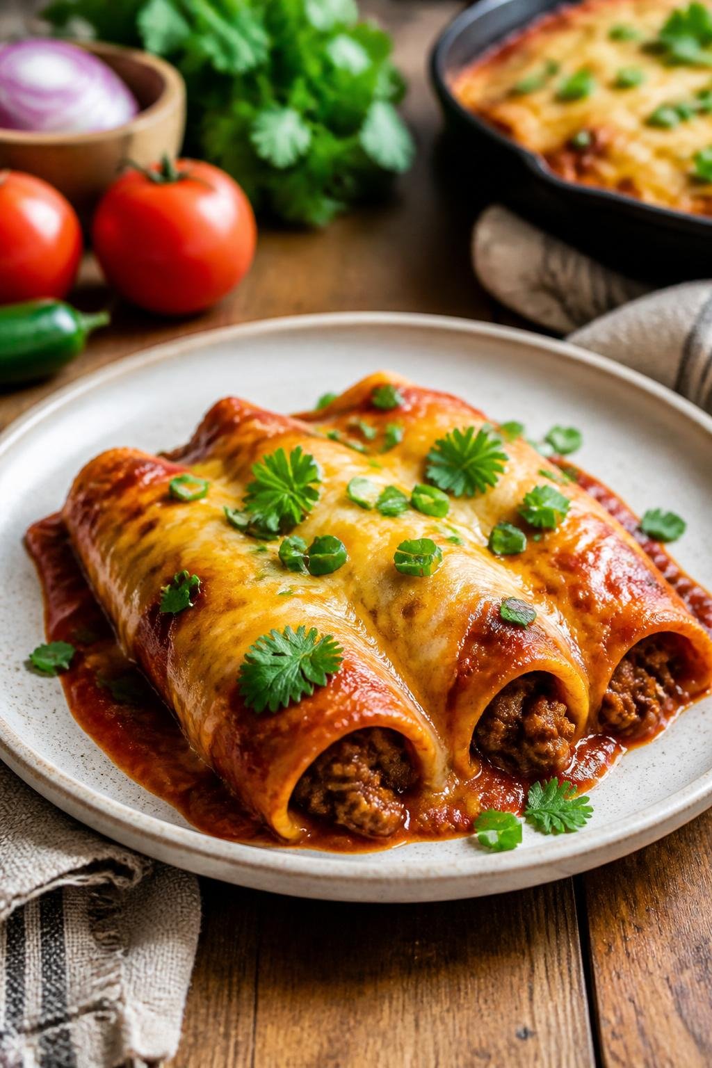 Joanna Gaines Beef Enchiladas