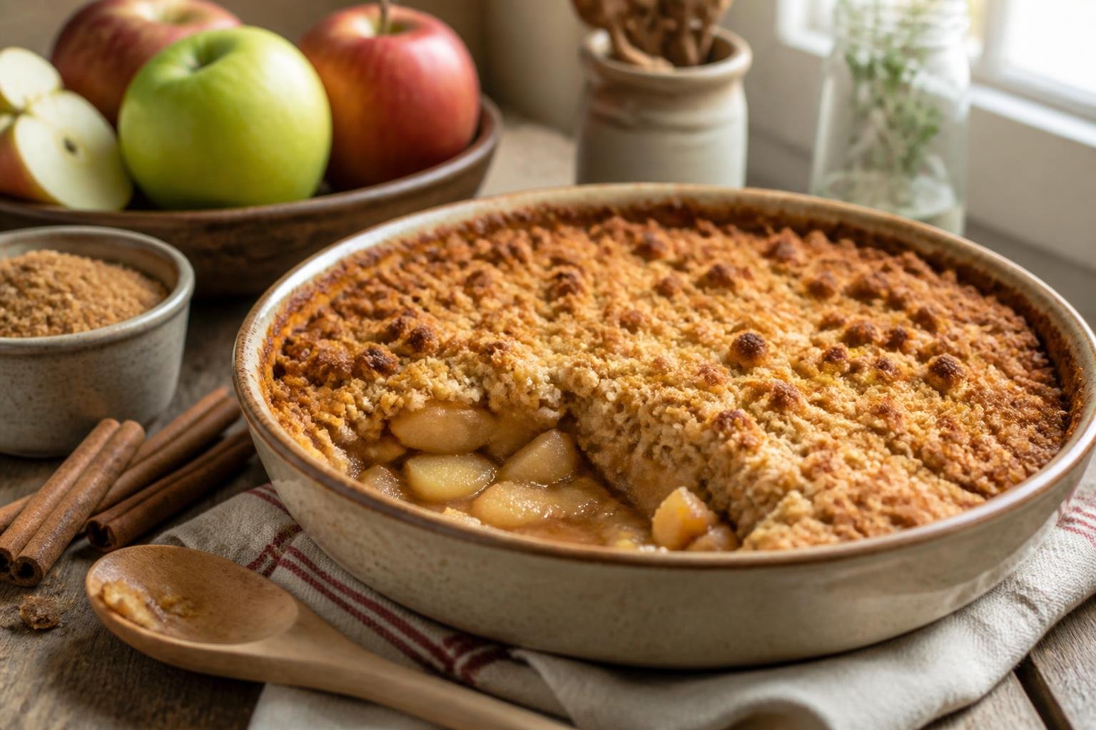 Jamie Oliver Simple Apple Crumble Recipe