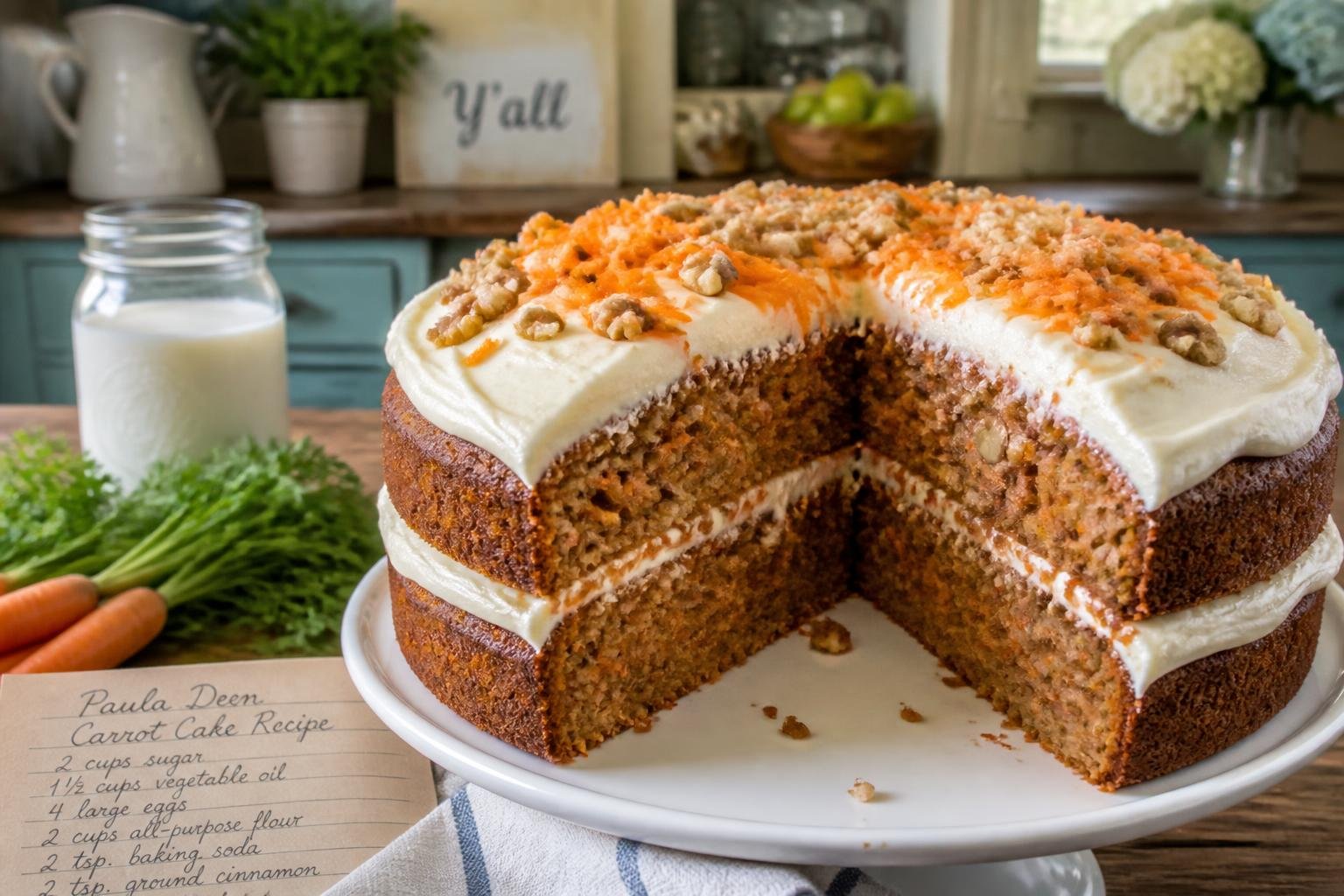 Paula Deen Carrot Cake Recipe