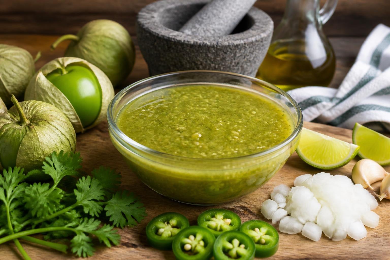 Homemade Green Enchilada Sauce Recipe
