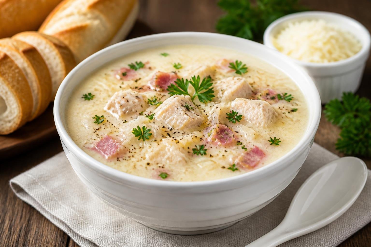 Chicken Cordon Bleu Soup Recipe