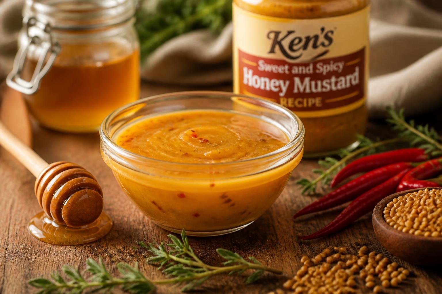 Ken’s Sweet and Spicy Honey Mustard Recipe