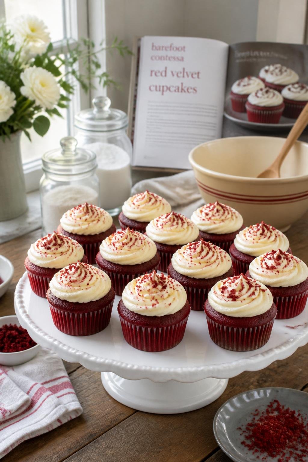 Ina Garten Red Velvet Cupcakes