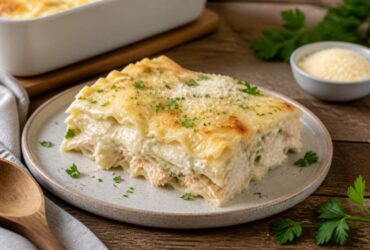 Joanna Gaines White Chicken Alfredo Lasagna Recipe